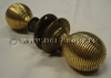 Antique Victorian Beehive brass entrance door handle 